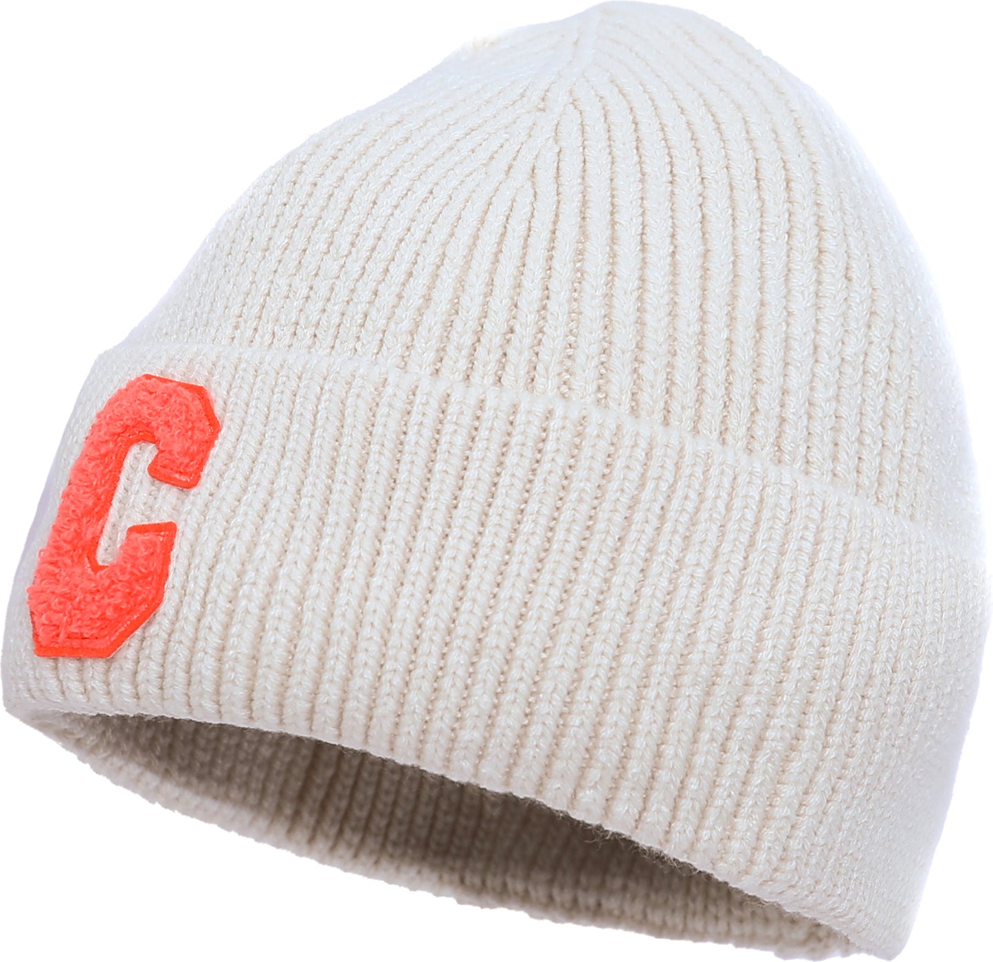 Strickmütze mit "C" Patch
