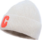 Strickmütze mit "C" Patch