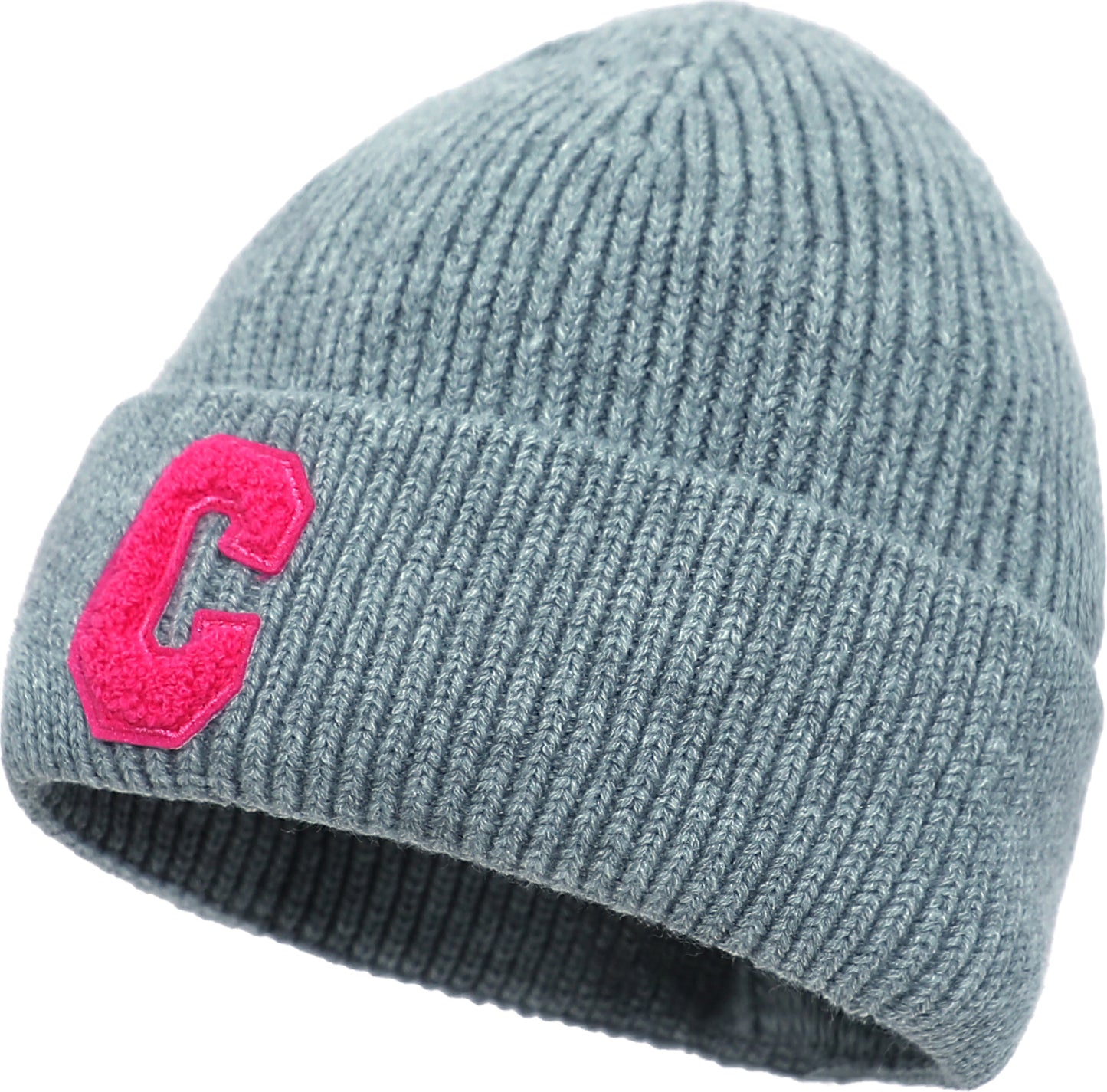 Strickmütze mit "C" Patch