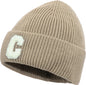 Strickmütze mit "C" Patch