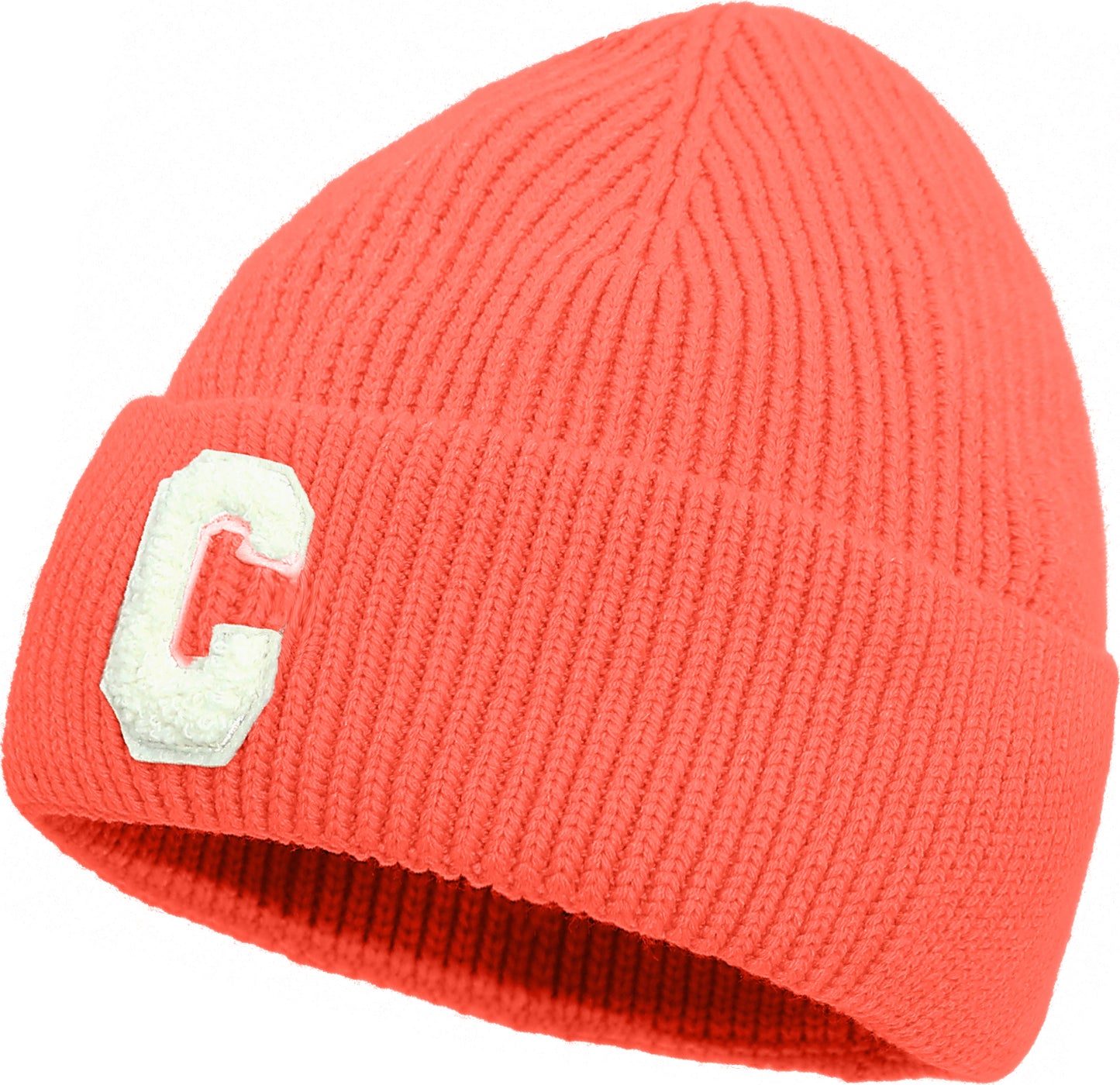 Strickmütze mit "C" Patch