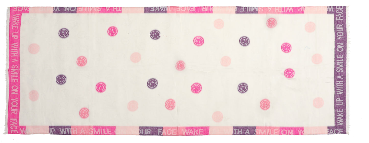 Schal "Wake Up With A Smile"