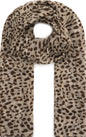 Leichter Schal mit Leopardenmuster