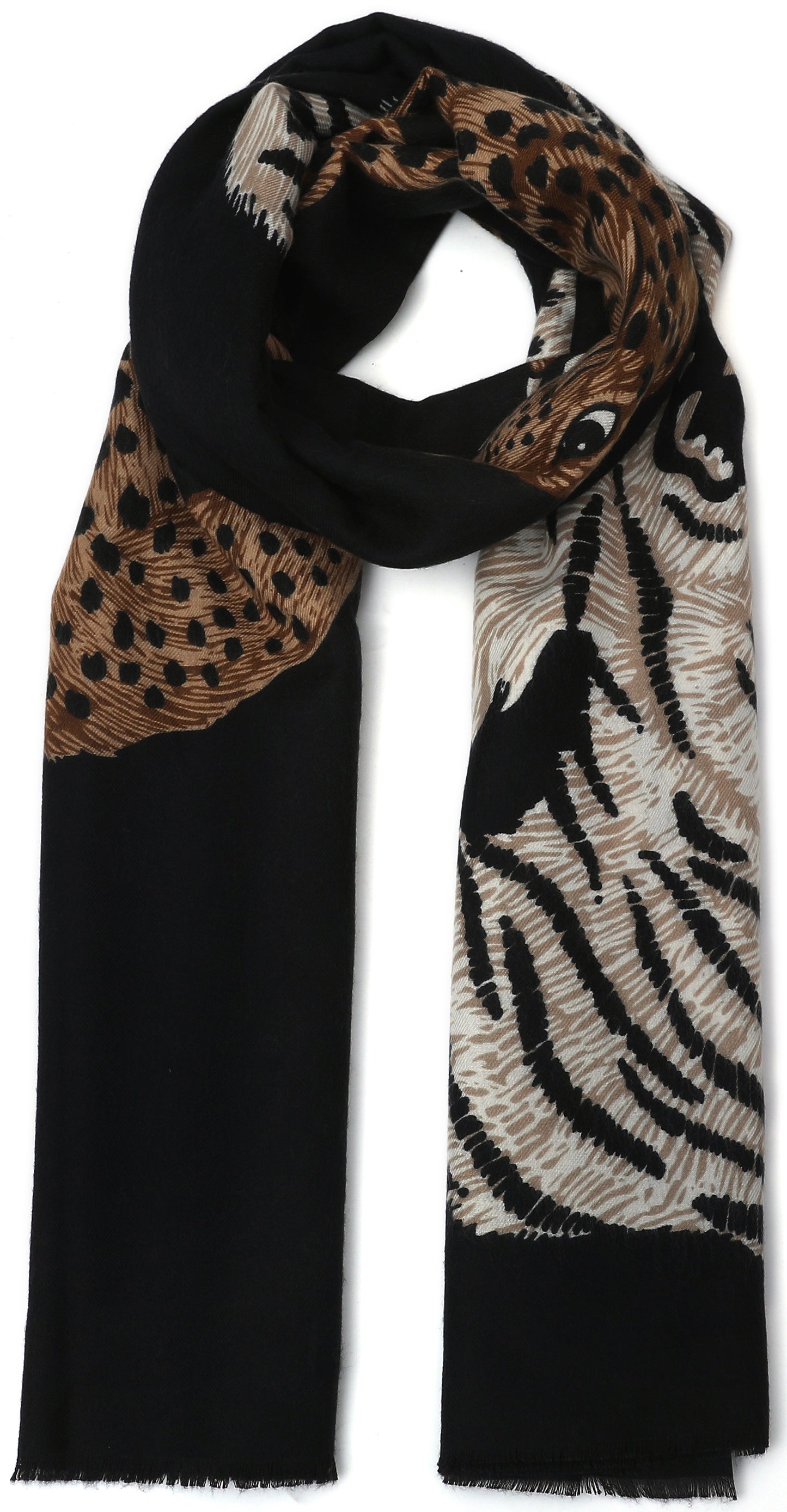 Schal mit Tiger