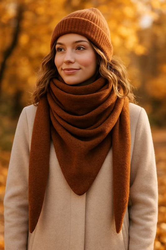 Dreiecksschal-Uni-Must-Have