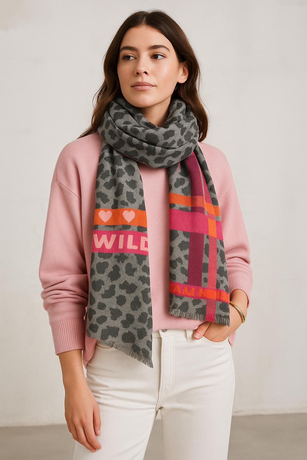 WILD LOVE Schal-leicht, weich & stylisch