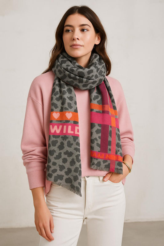 WILD LOVE Schal-leicht, weich & stylisch