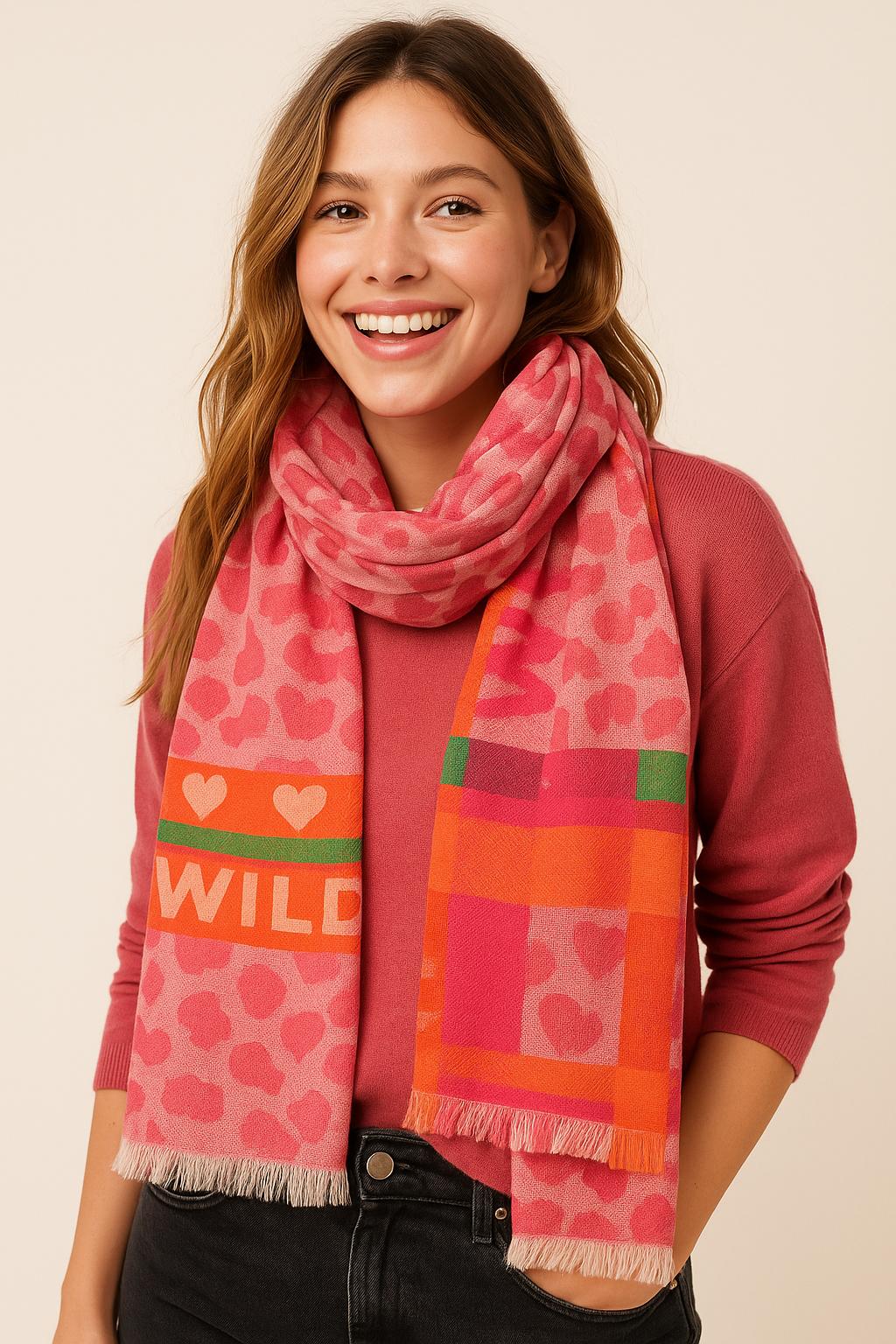 WILD LOVE Schal-leicht, weich & stylisch